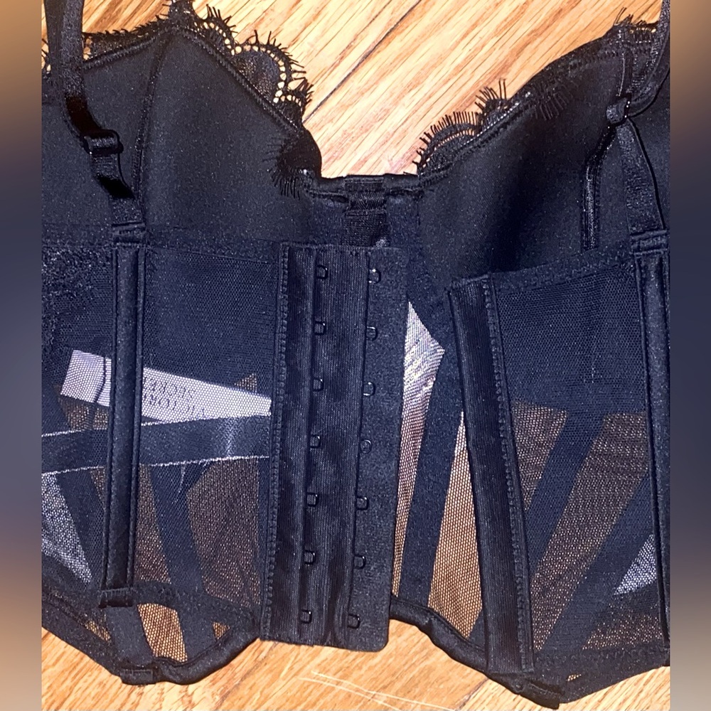 Victoria's Secret Very Sexy Longline Halter Lace Corset Top (NWT) - Picture 15 of 16